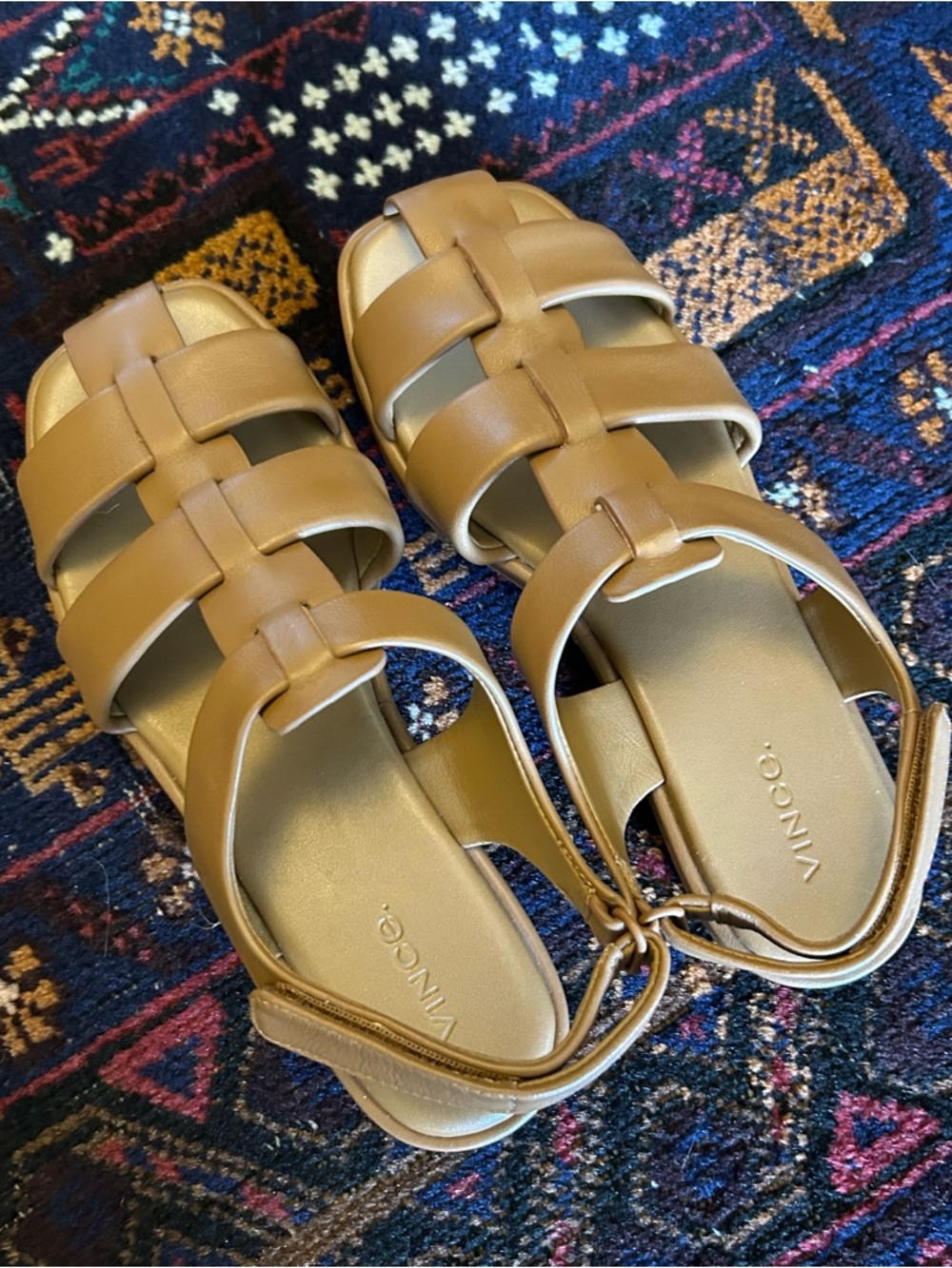 Vince Brown Fisherman Sandals